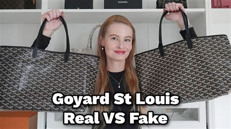 goyard real vs fake|authentic goyard st louis tote.